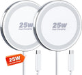 25W Wireless Charger for MagSafe, Magnetic Fast Charging Pad for iPhone 17/16/15/14/13/12 Series & AirPods, Strong