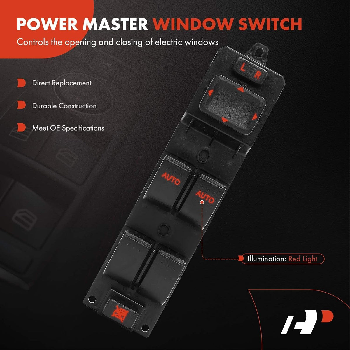 A-Premium Front Driver Side Master Power Window Switch Compatible with Mazda 6-2006 2007 2008