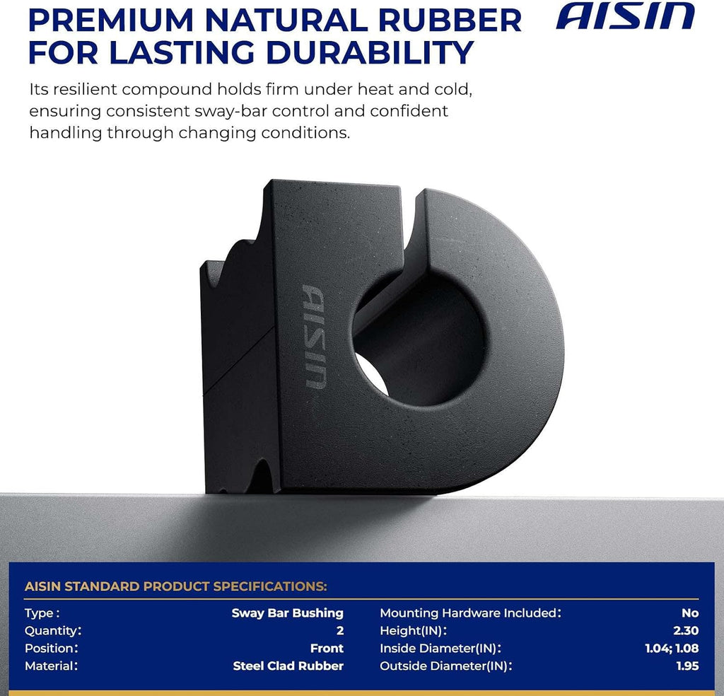 AISIN AFTERMARKET JSBCH-00134 Set of 2 Front Sway Bar Bushing