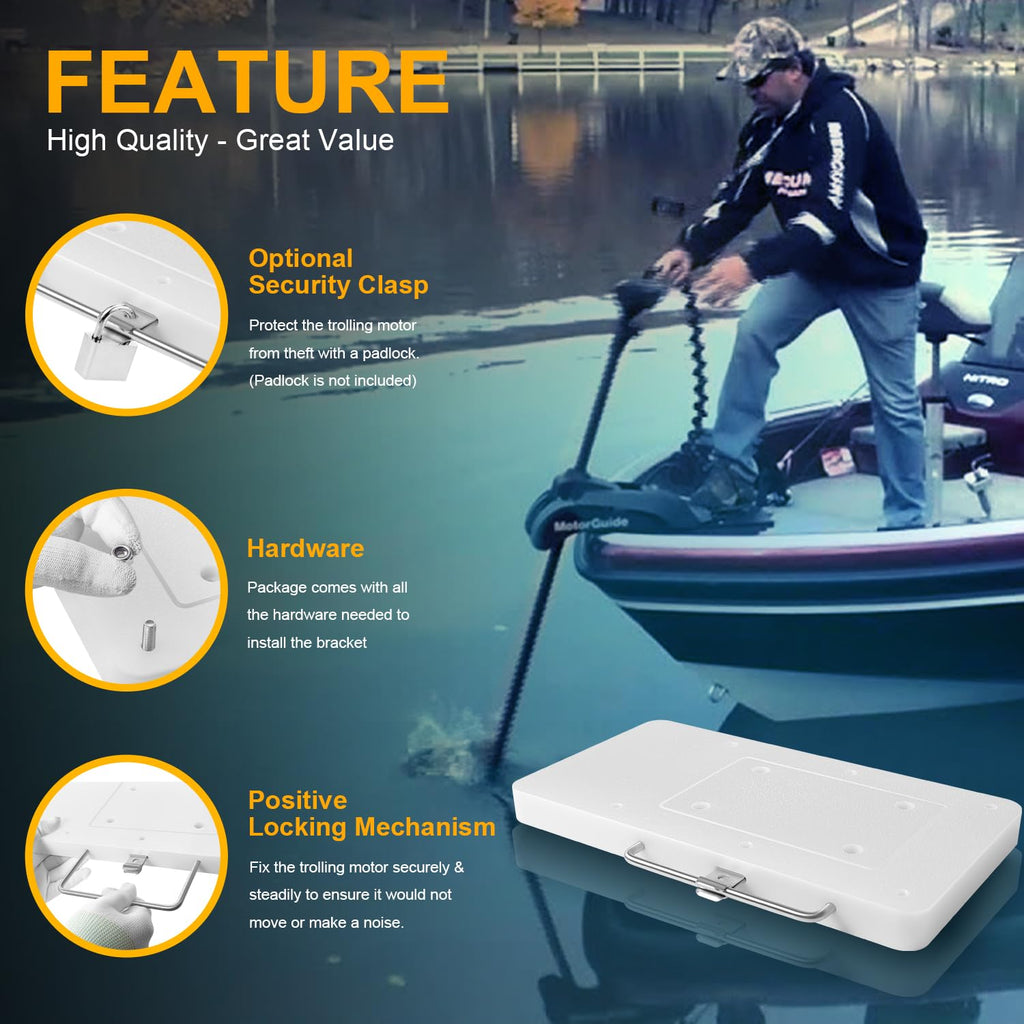 8M0092063 Trolling Motor Quick-Release Mounting Bracket for MotorGuide Xi