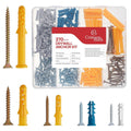Self Drilling Drywall Kit Anchors, Screws and Bolts (270)