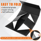 Semi Rigid Card Holder, Magnetic and Semi Rigid Card Storage Box – 1ct, Black