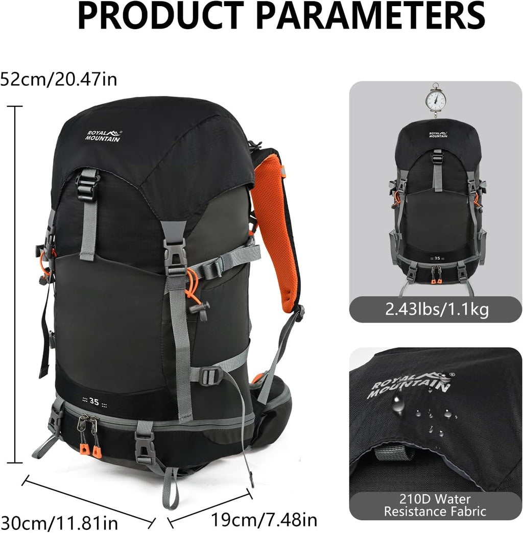 35L Hiking Backpack for Women men,Waterproof Camping Backpacking Backpack ﻿ | Outdoor Backpack Hiking for