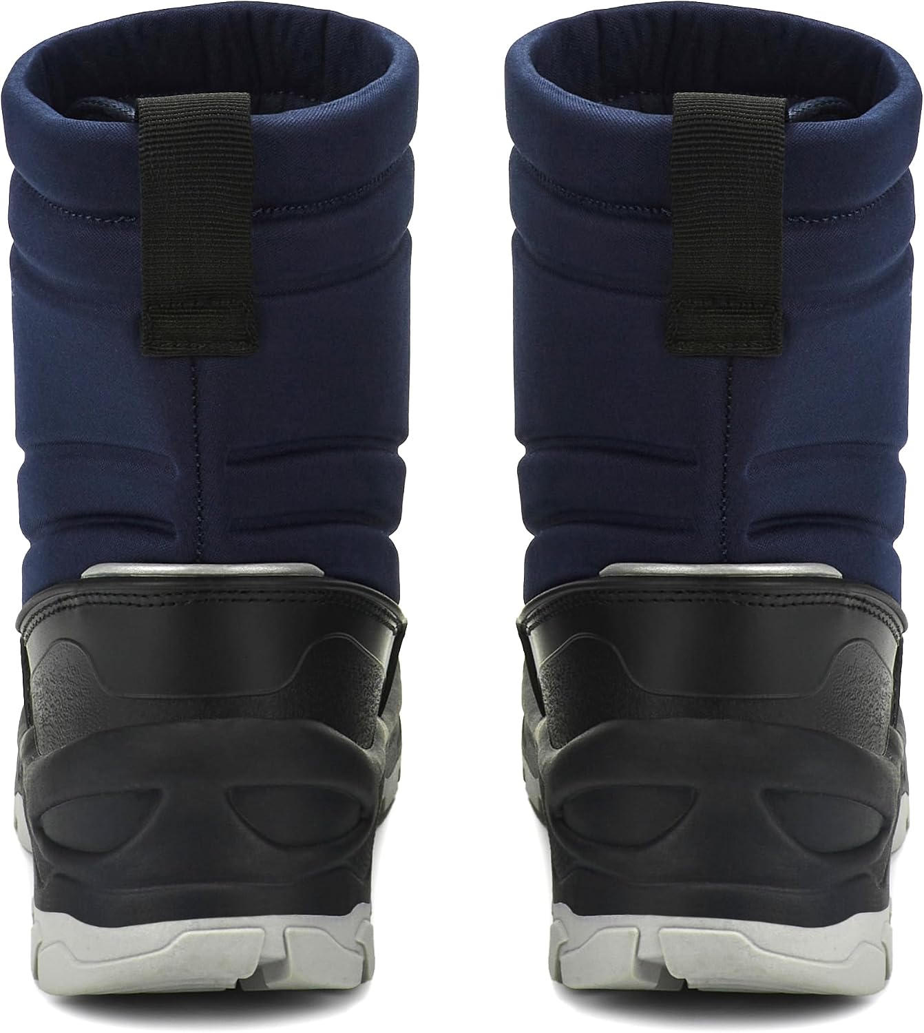 Size 12 US Waterproof Reflective Winter Snow Boots Slip Resistant (Toddler/Little Kid) Navy