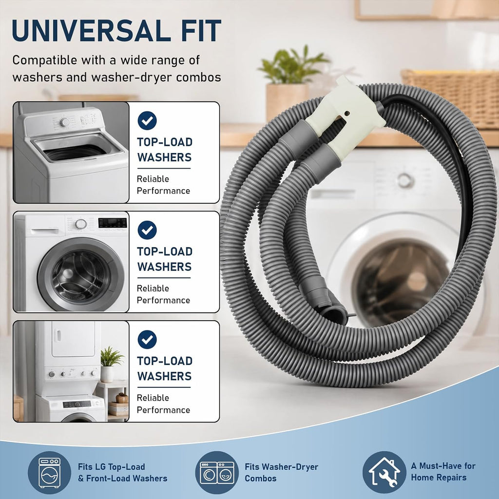 5215ER2002G Washer Drain Hose Assembly for LG Kenmore Front Washing Machine
