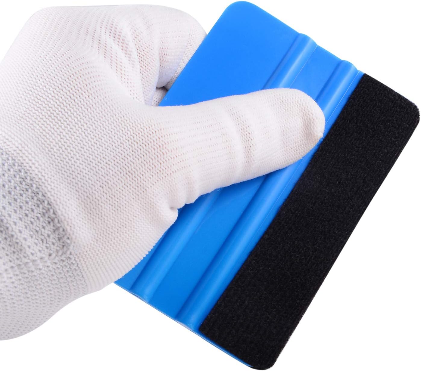 10pcs Vinyl Squeegee 4 Inch Car Vinyl Scraper Decal Applicator Window Tint Wallpaper Smoothing Tool with Black Fabric
