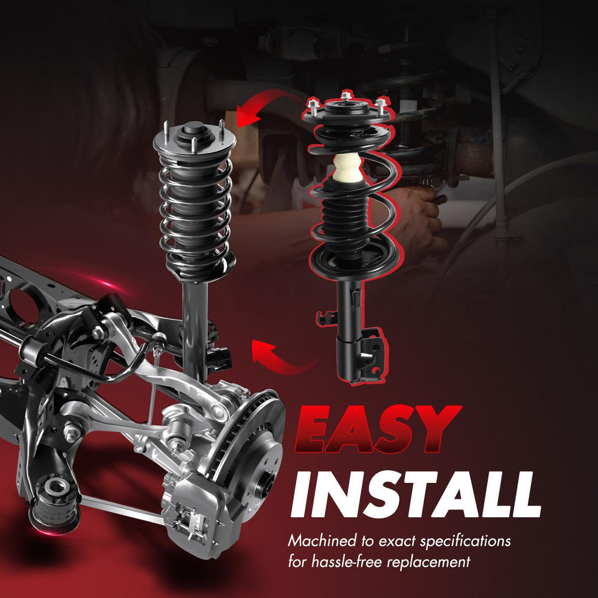 cciyu Struts Suspension Kit for Honda Accord 2008-2012