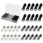 #5 Zipper Repair Kit, 30 Pcs Metal Zipper Pull Replacement, Heavy Duty