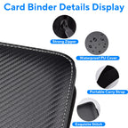 Portable 9-Pocket Trading Card Binder, Holds 720 Cards