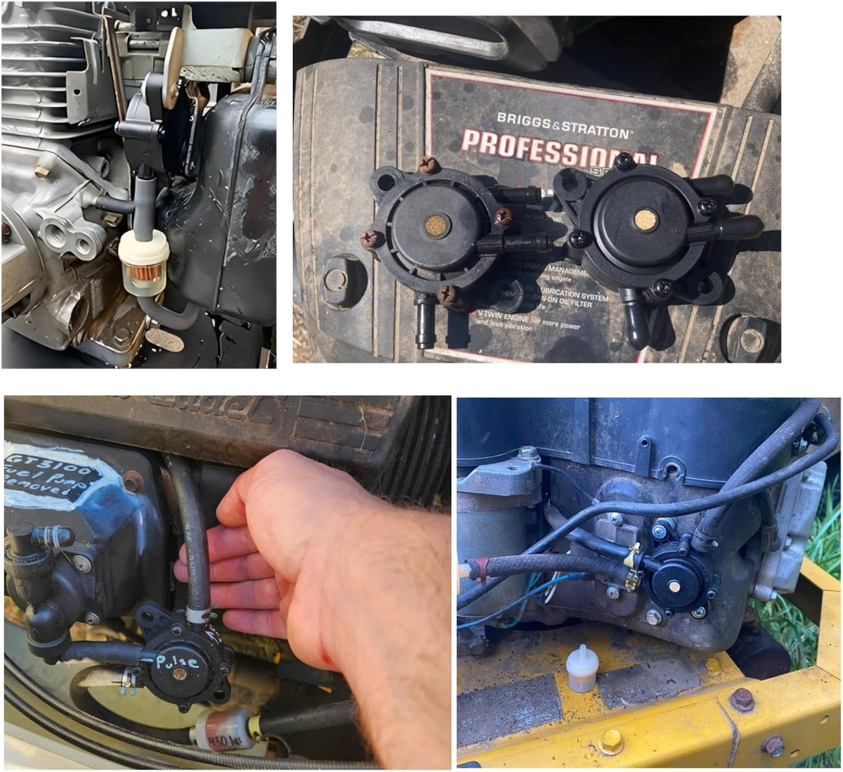 Replace Fuel Pump Briggs 808492 597338 17hp-27hp