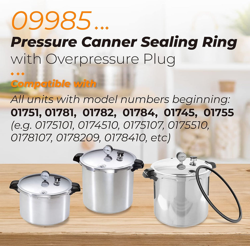09985 Pressure Canner Sealing Ring for Presto 16 18 23 Quart