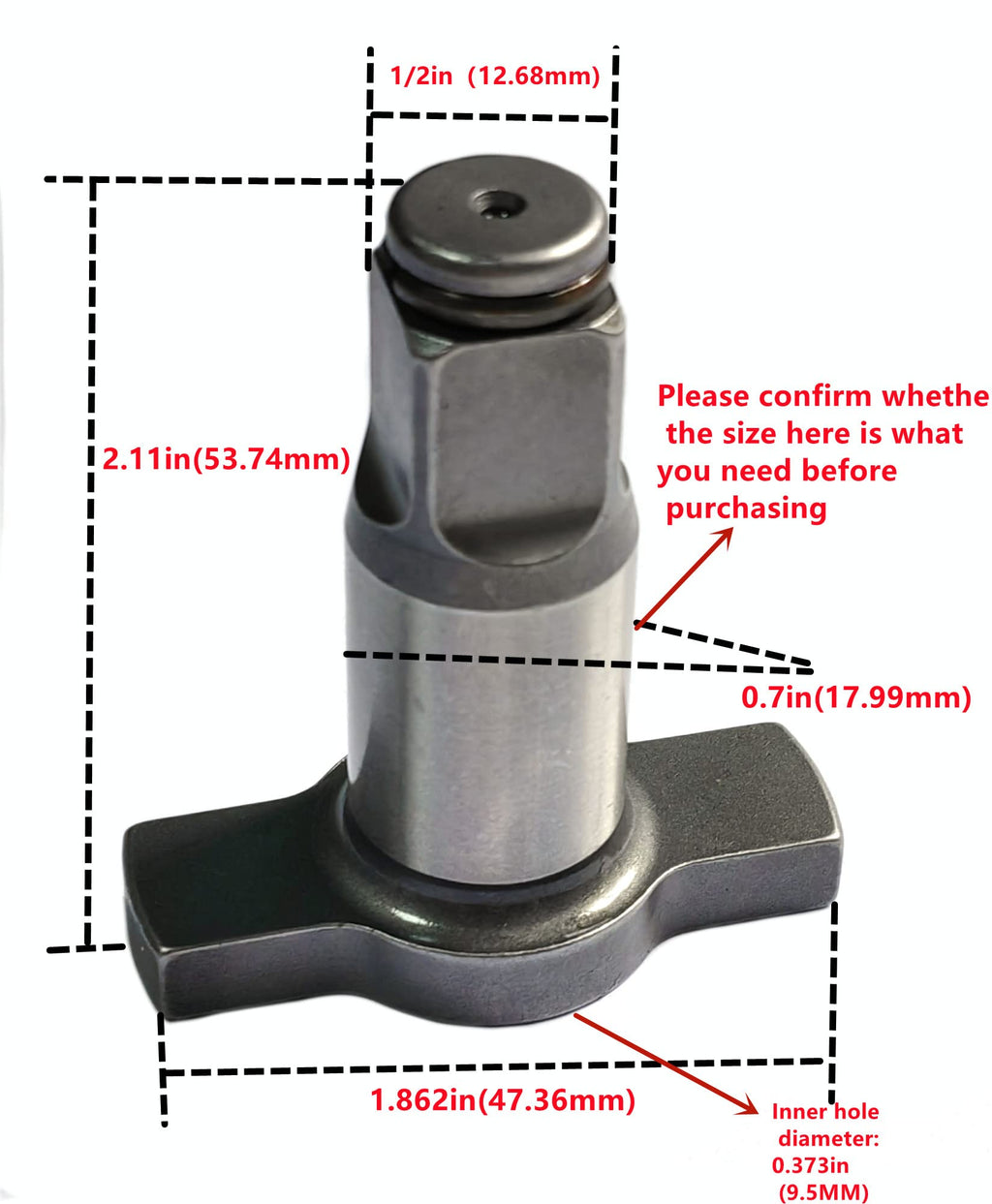 1/2'' N866410 N880093 N415875 NA039663 hog ring replacement anvil assembly