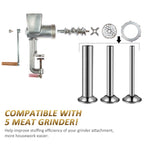 3 Pcs Sausage Stuffer Tubes for Size 5 Grinder, 3 Sizes