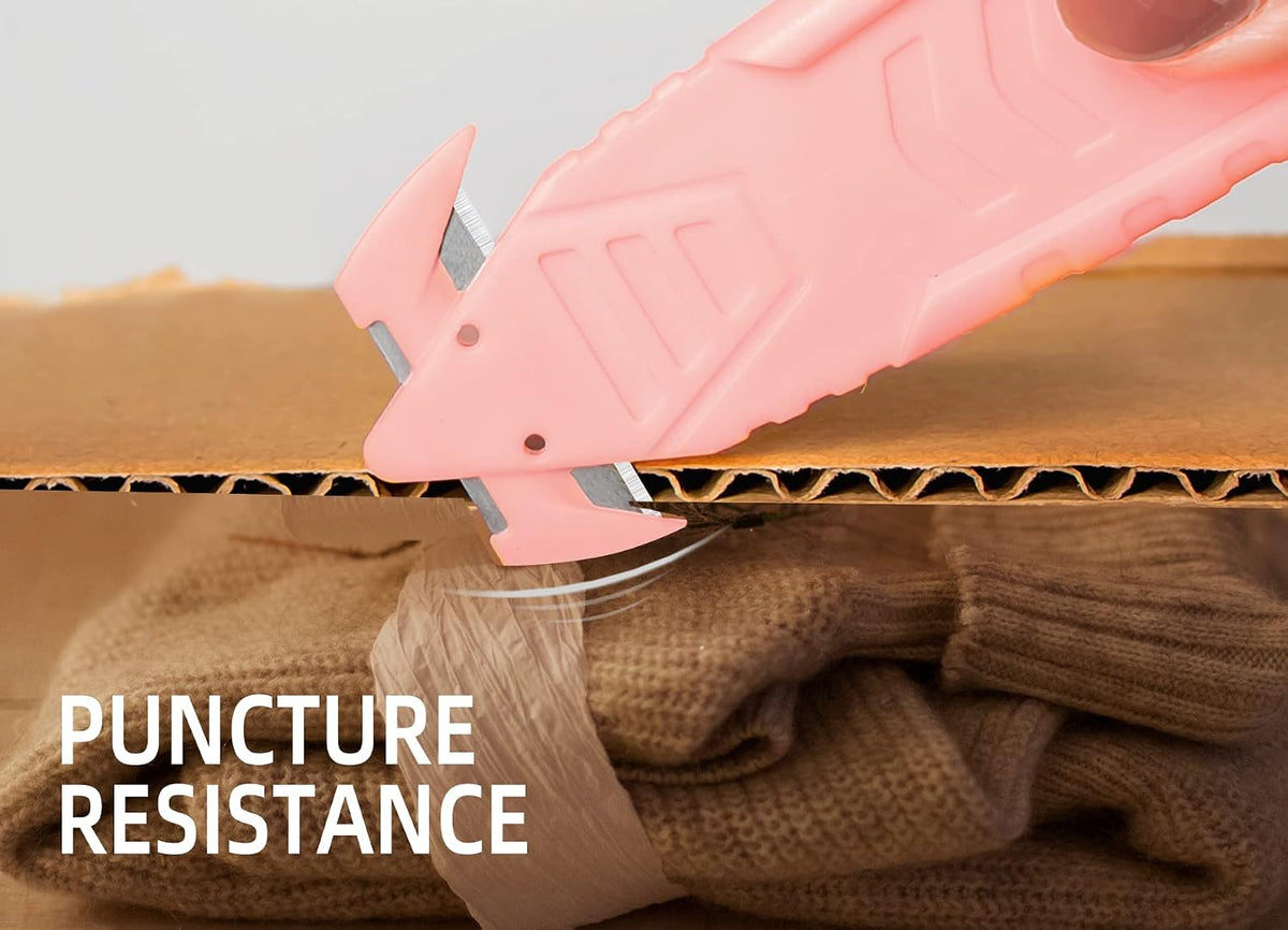 Safety Box Cutter Pink Utility Knife - 5 Pcs