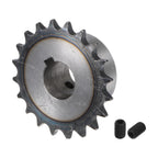uxcell ISO/DIN 06B-1 Roller Chain Sprocket B Type 20mm Bore,3/8" Pitch