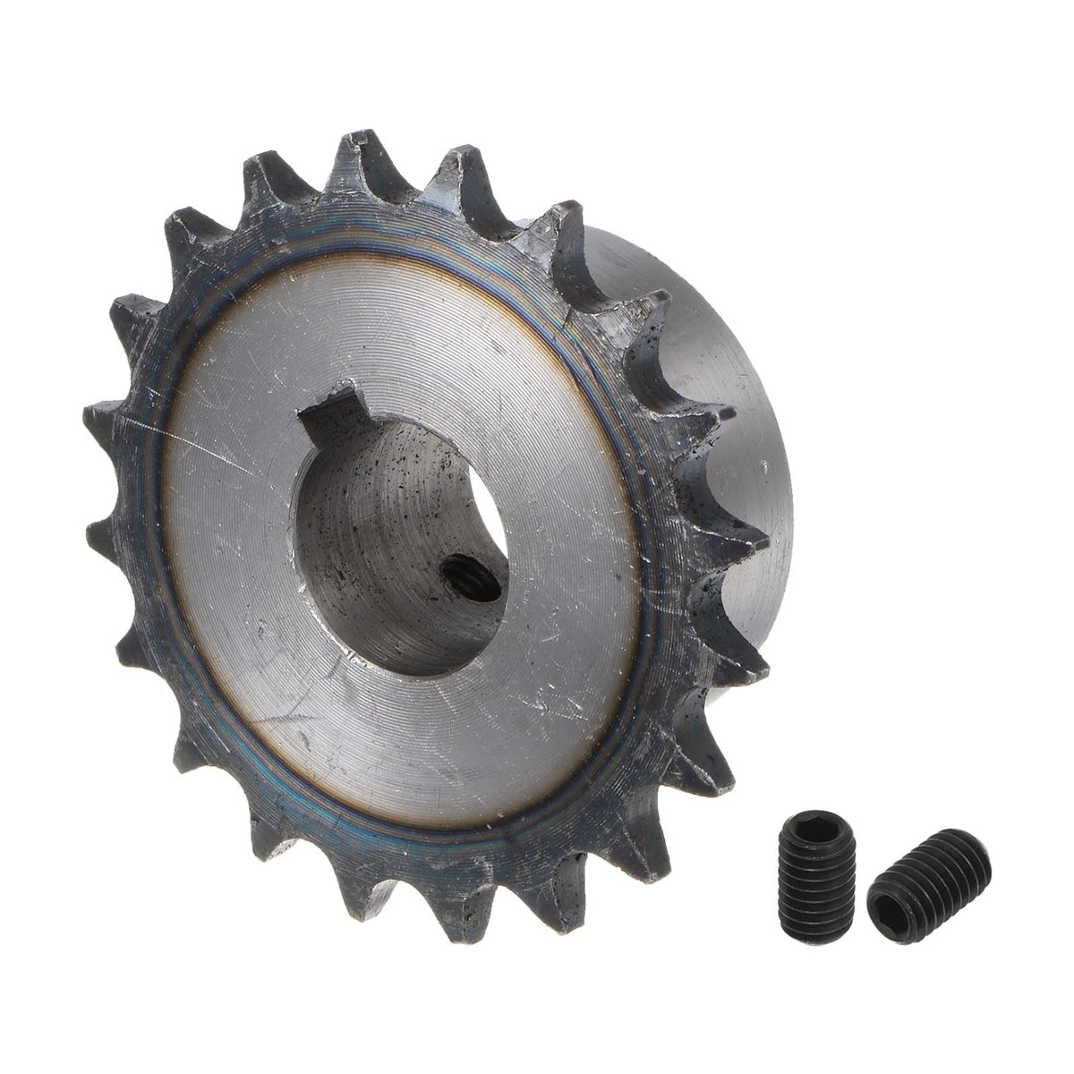 uxcell ISO/DIN 06B-1 Roller Chain Sprocket B Type 20mm Bore,3/8" Pitch