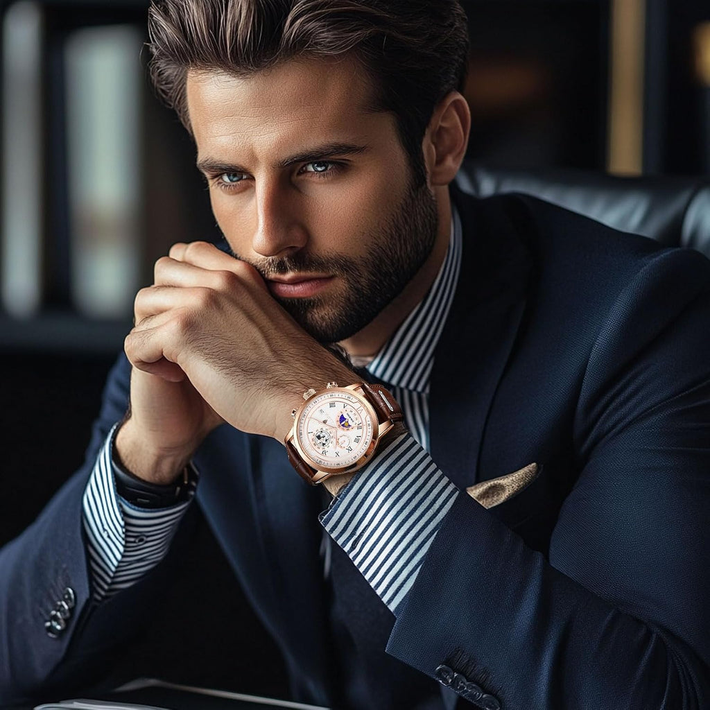 Watches Men Dress Wrist Chronograph Dress Mens Watch