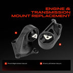 A-Premium Set of 2 Front Left and Right Engine Motor Mount Kit