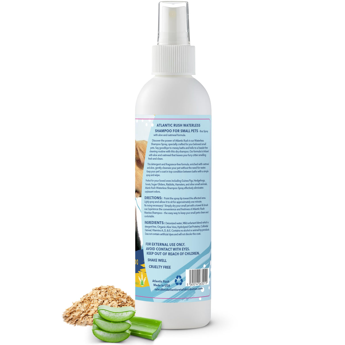 Waterless Shampoo for Small Pets- 8oz Pet Spray