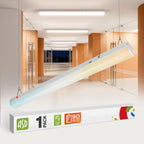 4ft LED Linear Strip Light, Motion Sensor & Emergency Battery