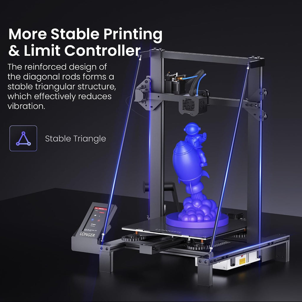 LK5 Pro 3D Printer Fully Open Source Motherboard Upgrade to TMC 2209 4 Silent Driver, DIY for Families and Schools