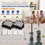 11 Pcs LA802 LA702 Filter for Shark Detect Pro Lift-Away ADV Vacuum