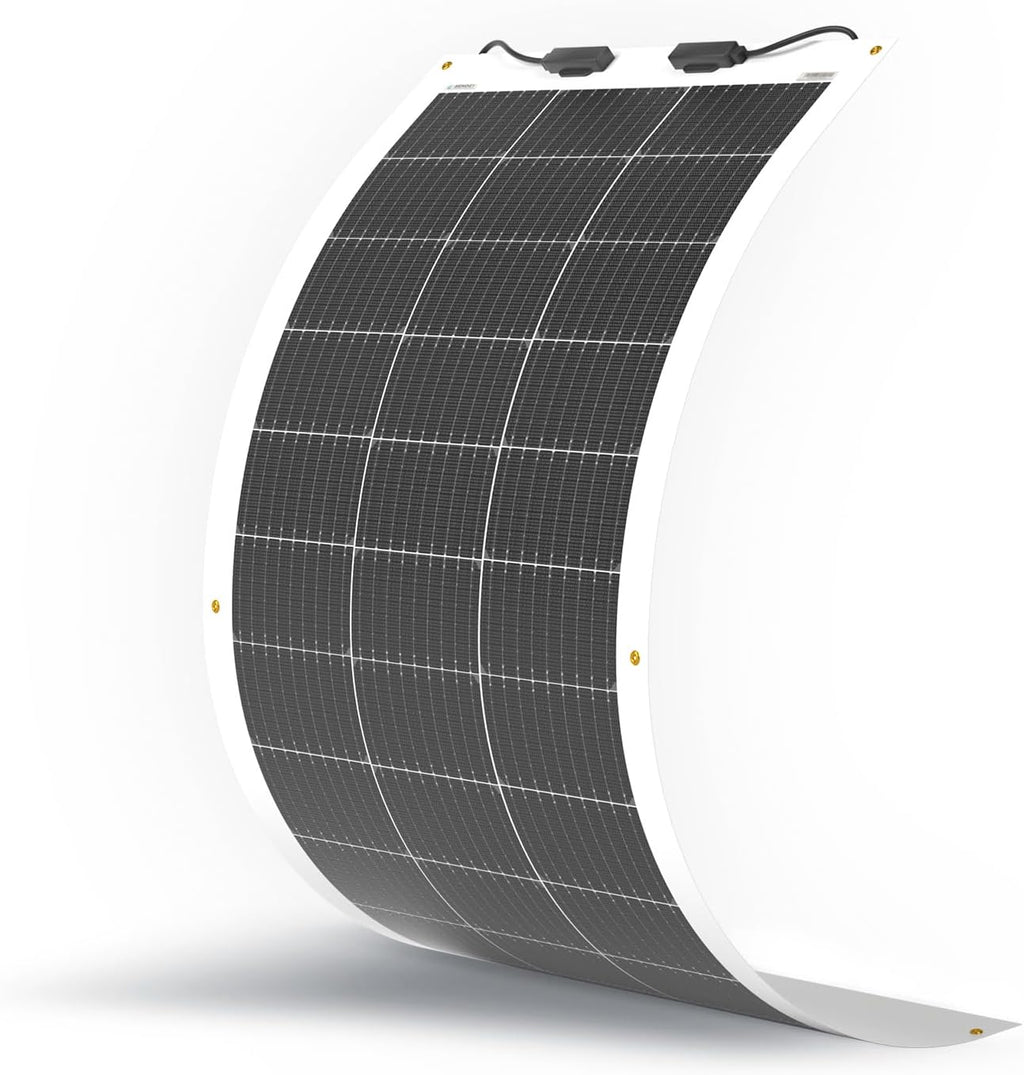 Flexible Solar Panel 100 Watt, 240° Ultra Flex Bendable | 100W Flexible Solar Panel for for Marine RV Cabin Van Car