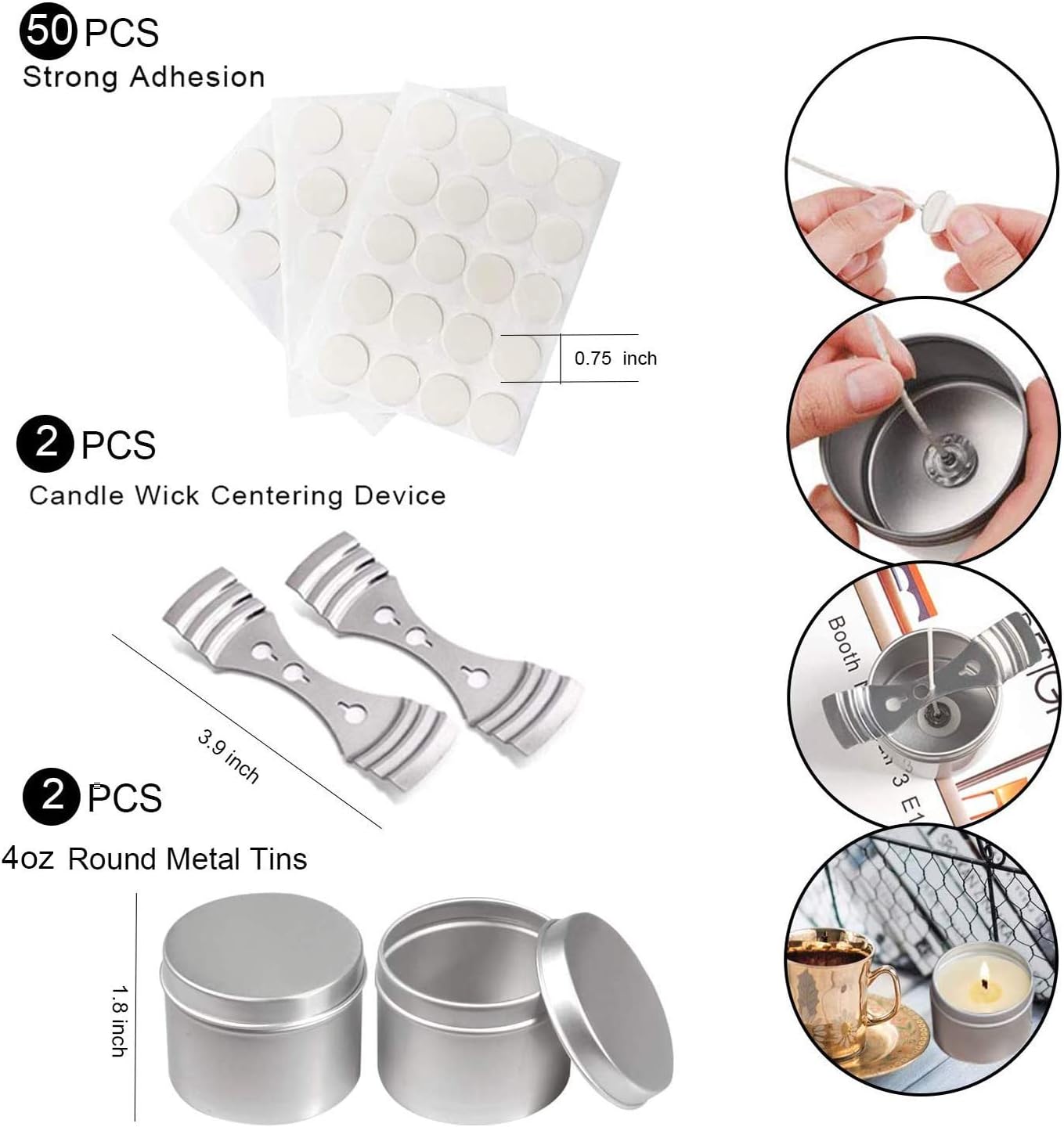 Candle Making Supplies, Wax Melting Pot, DIY Candles Craft Tools | Stainless Steel Pouring Pitcher with Spoon, Candle
