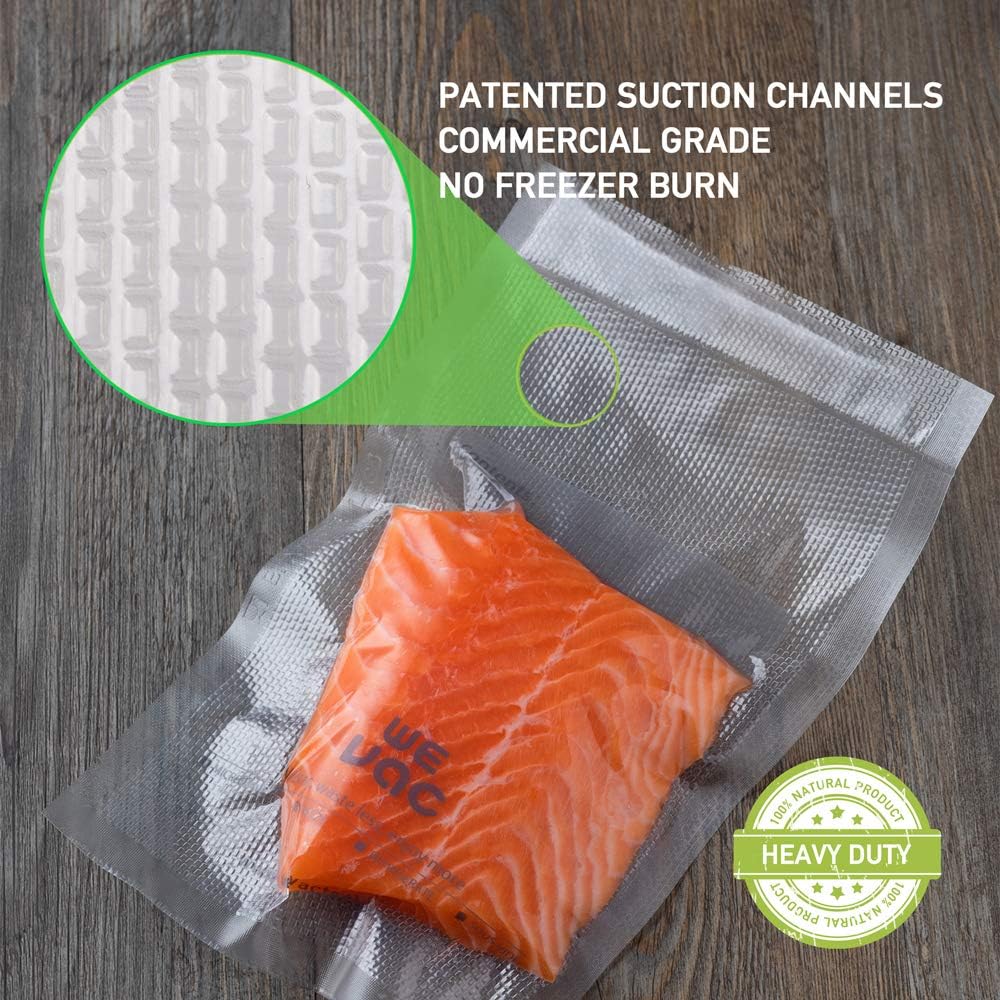 Vacuum Sealer Bags for Food, 11"x150' Roll, Fits Food Saver Machines