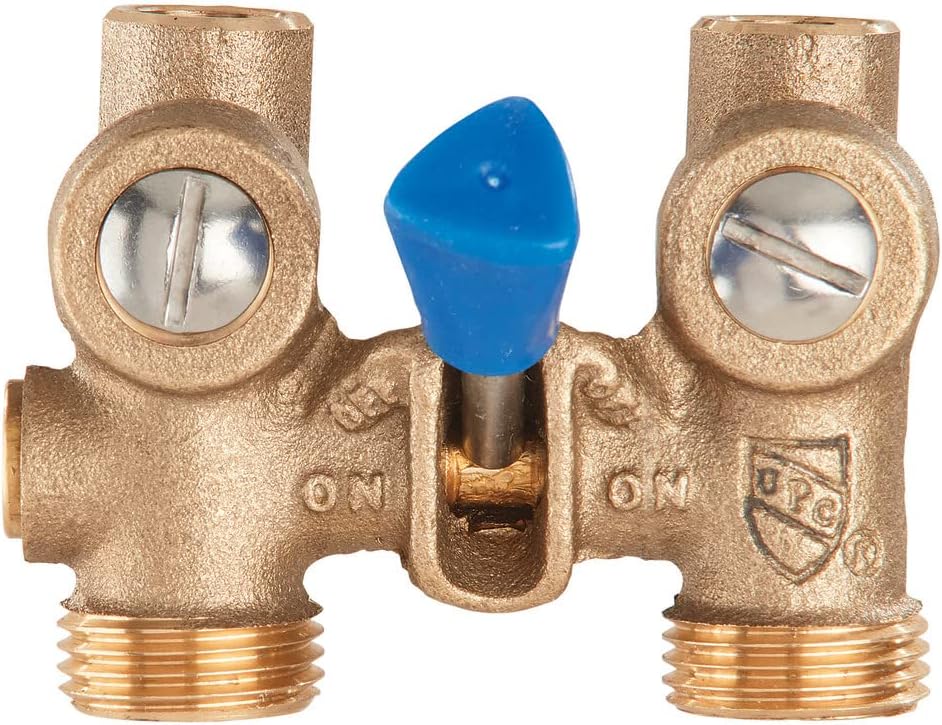 Watts 175C Series Bronze Ball Washing Machine Shutoff Valve 1/2" x 3/4"