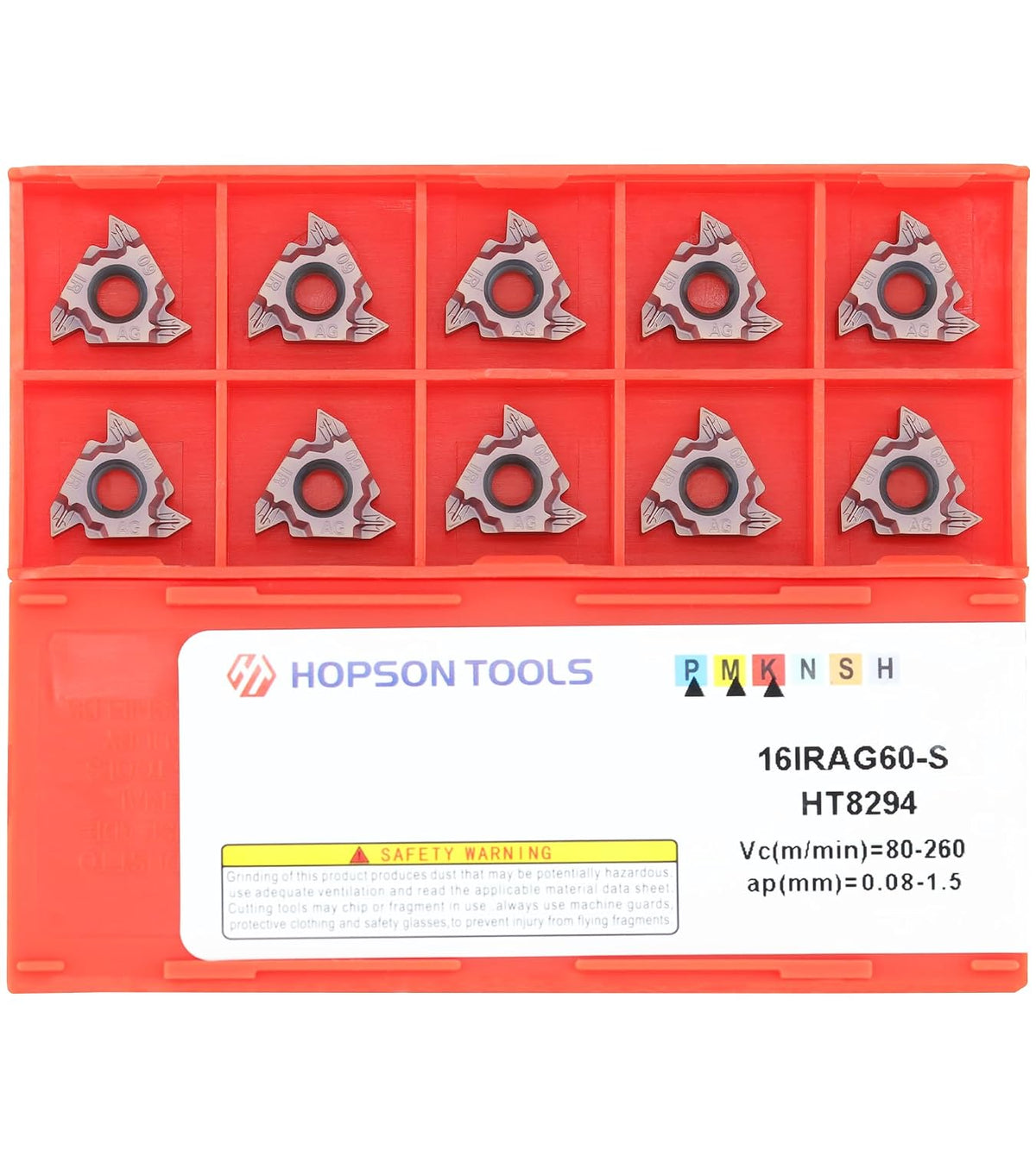 16IR AG60 Laydown Threading Insert Internal CNC Steel 10pcs