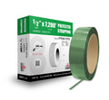 8NET 1/2'' Width x 7200 Length Polyester PET Strapping, Thickness: 0.020'', Break Strength: 600 lbs, Core: 16x6''