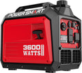 3600 Watt Portable Inverter Generator | Long Runtime 8 Hours; Super Quiet 59dBA; Clean Power; Parallel Ready; 30 Amp