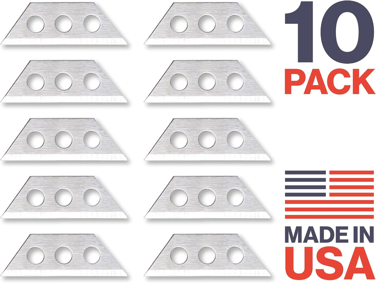#96 10-Pack Box Cutter Utility Blades, Carbon Steel