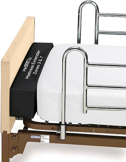 Hospital Bed Mattress Extender - Bed Extender for Bedroom and Hospital Beds - Adjustable Entrapment Prevention Safety