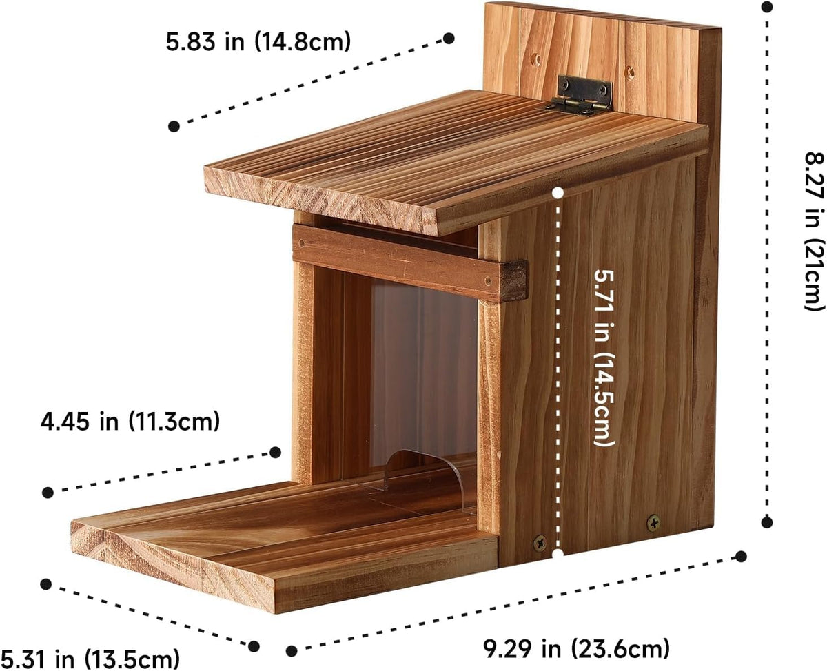 Squirrel Feeders for Outside, Durable Squirrel House for Outdoor - Chipmunk Feeder, Squirrel Food for Backyard