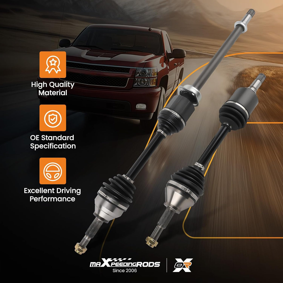 maXpeedingrods Front Left and Right CV Axle Assembly for Ford Explorer