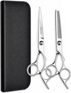 Hair Cutting Scissors & Thinning Shears Kit, Professional Stainless Steel Hair Scissors Set, Razor Sharp Barber