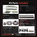 A-Premium 13PCS Engine Timing Chain Kit W/Sprocket & Tensioner & Guide
