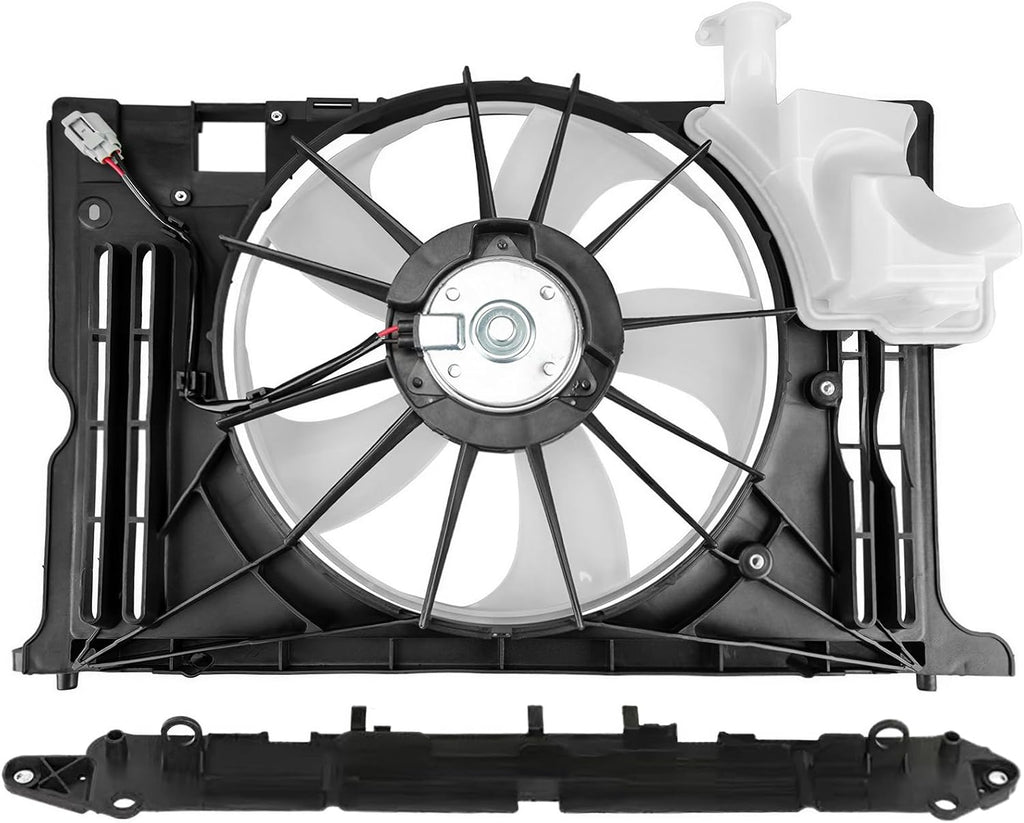 621-538 Radiator Cooling Fan Assembly Fits for for 2014 2015 2016 2017 2018 2019 Toyota Corolla 1.8L Replaces OE TO3115192 TO3115181