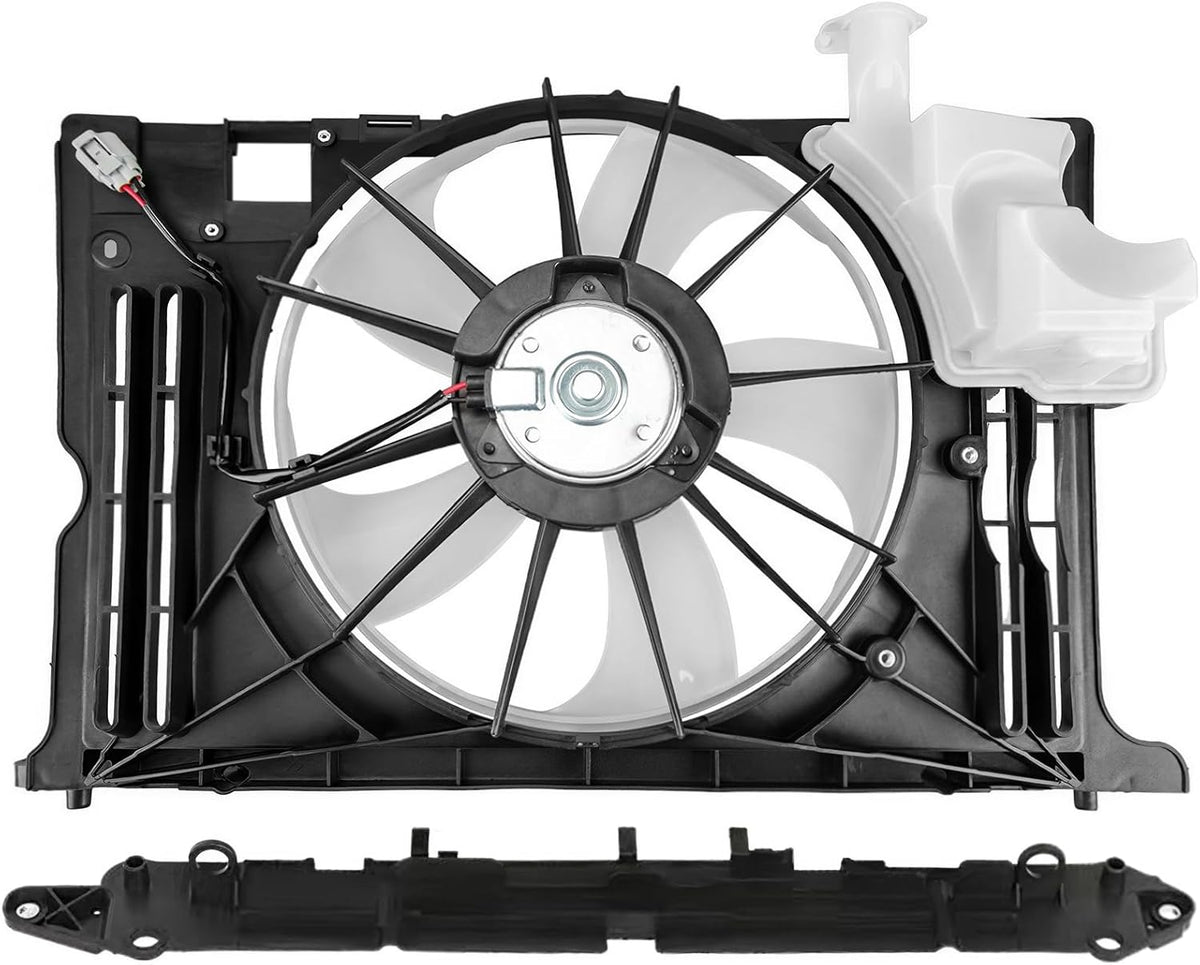 621-538 Radiator Cooling Fan Assembly Fits for for 2014 2015 2016 2017 2018 2019 Toyota Corolla 1.8L Replaces OE TO3115192 TO3115181