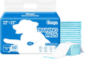 Best Value 22"x22" Dog Training Pads 50 Count | Dog Pee Pads | Super Absorbent Puppy Pads,White