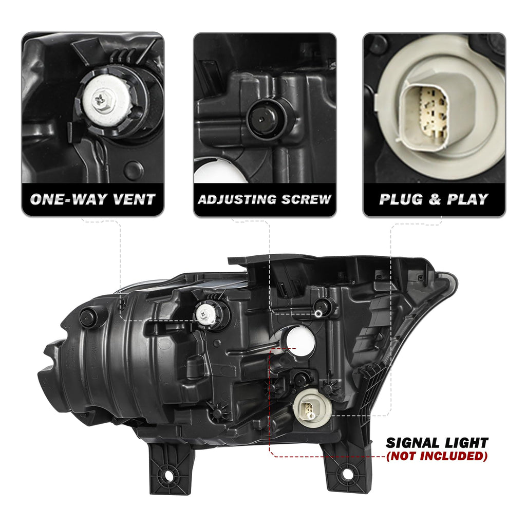 Headlight Assembly Replacement for 2021-2024 Dodge Durango