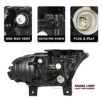 Headlight Assembly Replacement for 2021-2024 Dodge Durango