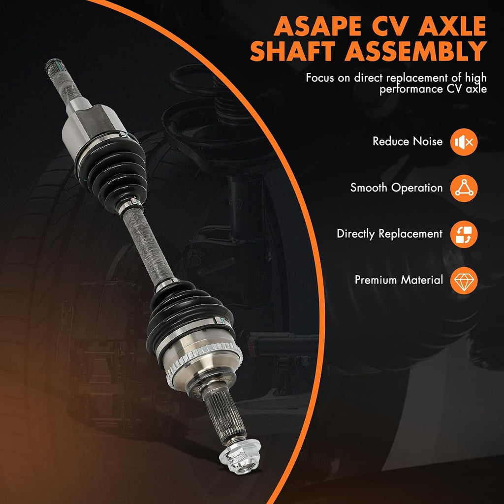 Front Left CV Axle Auto Trans Only 2009-2012 for Ford Escape 2.5L/3.0L