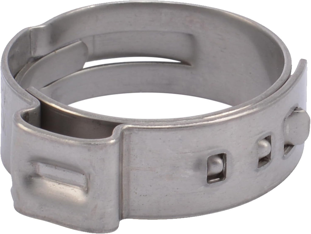 SharkBite 3/4 Inch Clamp Ring, Stainless Steel Plumbing Fitting, PEX Pipe, PE-RT, UC955A
