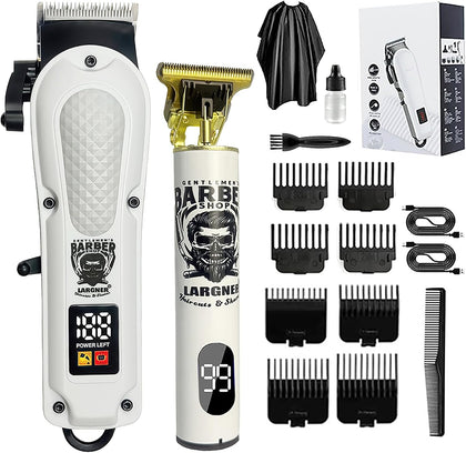 Hair Clippers for Men, Clippers and Trimmers Set, Barber Clippers, Electric Hair Trimmer with Box, Gifts for Men