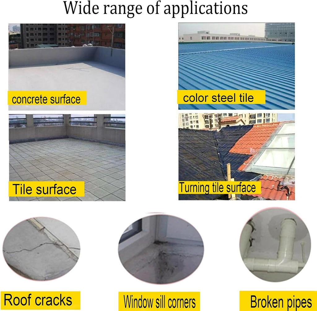 Asphalt Roof Shingles Repair Tape, Self-Adhesive Sheds Roofing Felt, Waterproof Roof Protector Underlayment Roll