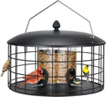 Squirrel Proof Bird Feeders for Outdoors Hanging, Extra Wide 11.8"