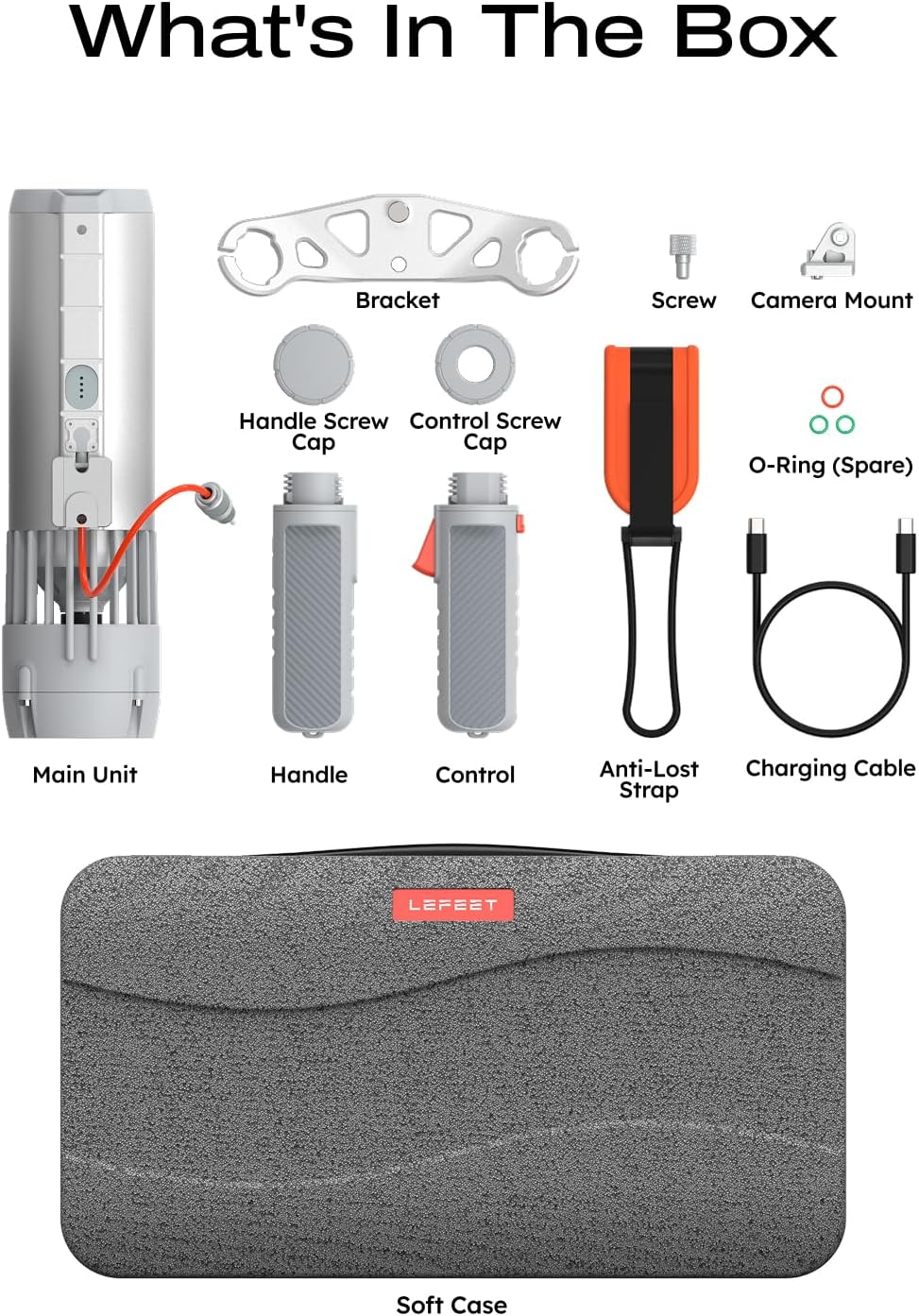 P1 Lite Underwater Scooter, 4 Speed Modes Portable Water Scooter for Adults, 60 Min Runtime, 200ft Depth with Camera